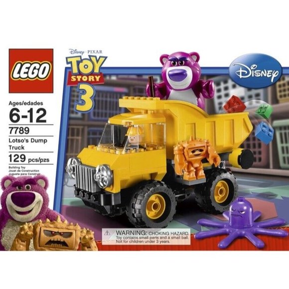 2010 Lego Set - 7789 - Lotsos Dump Truck Retired - Complete - 129 Pieces - Picture 2 of 3